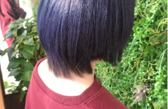 印西でパープル系カラーが得意な美容室