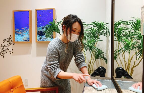 コロナ対策の出来ている美容室は印西のhaircottagecoco！