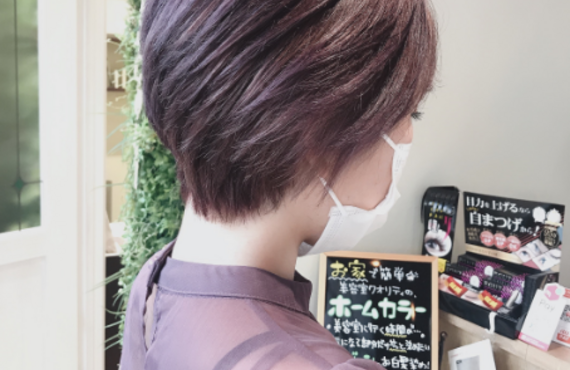 ブリーチ１回で出来るバイオレットカラーはhaircottagecocoで！