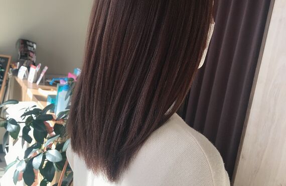 ブリーチ無しのバイオレットベージュならhaircottagecocoまで