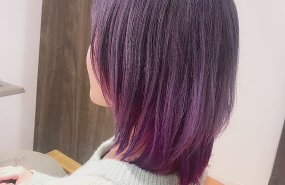 ブリーチありで個性的なカラーなら印西市のhaircottagecoco